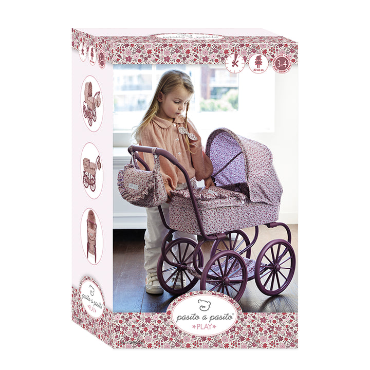 PasitoaPasito | Carrozzina Classica | Cherry | Fiori