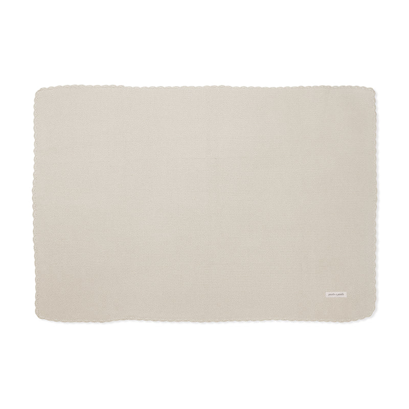 PasitoaPasito | Coperta Neonati | Tricot | Col. Beige