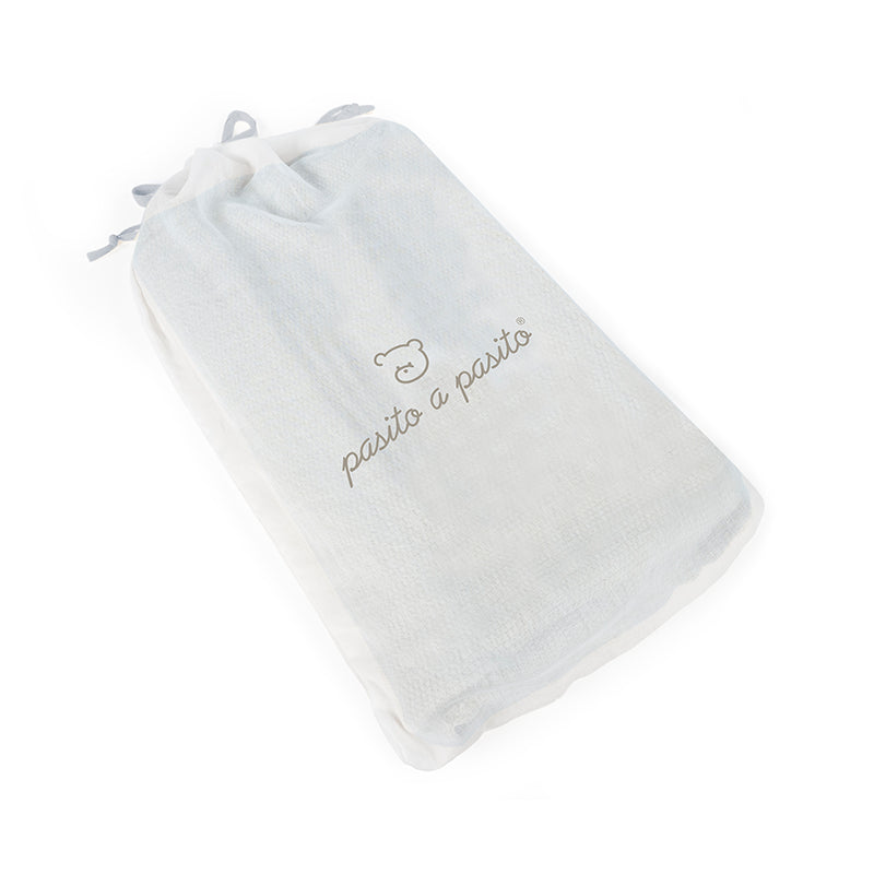 PasitoaPasito | Coperta Neonati | Tricot | Col. Blue