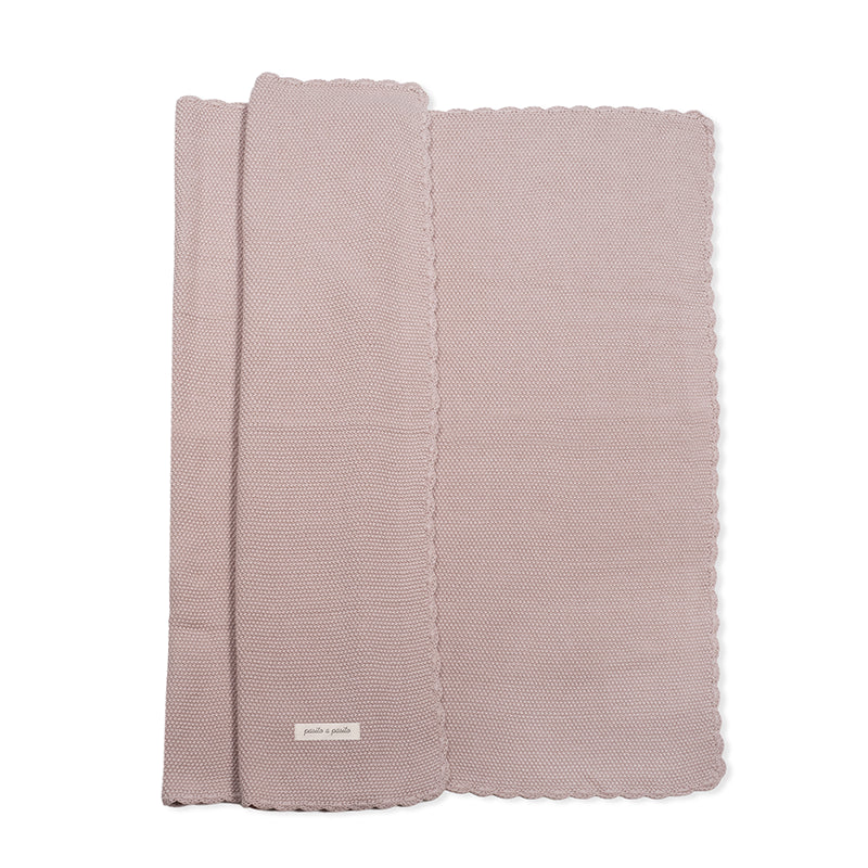 PasitoaPasito | Coperta Neonati | Tricot | Col. Rosa