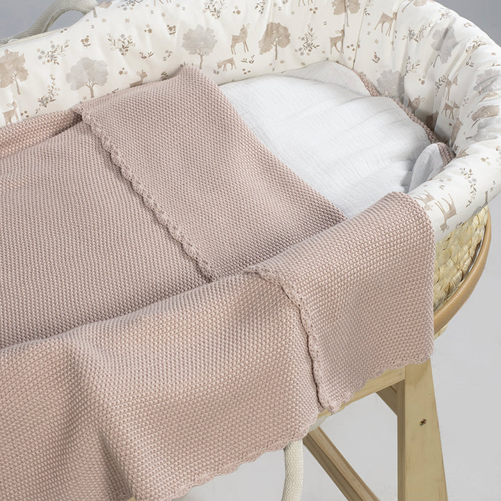 PasitoaPasito | Coperta Neonati | Tricot | Col. Rosa