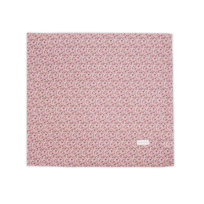 PasitoaPasito | Lenzulo Angoli Carrozina + Mussola | Cherry | Fiori