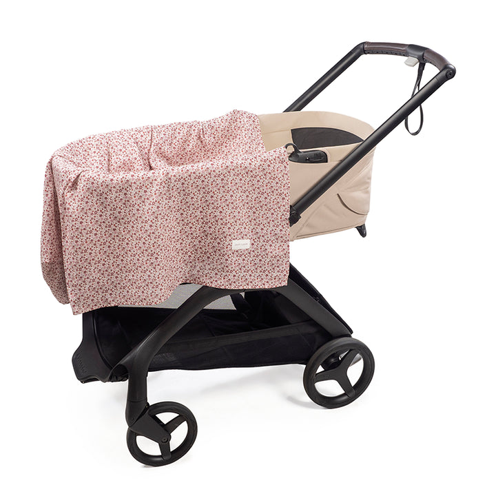 PasitoaPasito | Lenzulo Angoli Carrozina + Mussola | Cherry | Fiori
