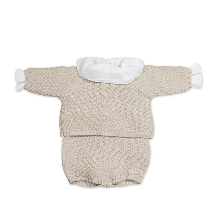 PasitoaPasito | Maglia + Culotte + Body | Tricot | Col. Beige
