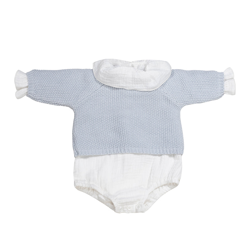 PasitoaPasito | Maglia + Culotte + Body | Tricot | Col. Blue