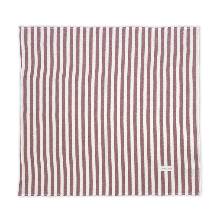 PasitoaPasito | Set 2 Mussole 70x70 | Cherry | Stripes