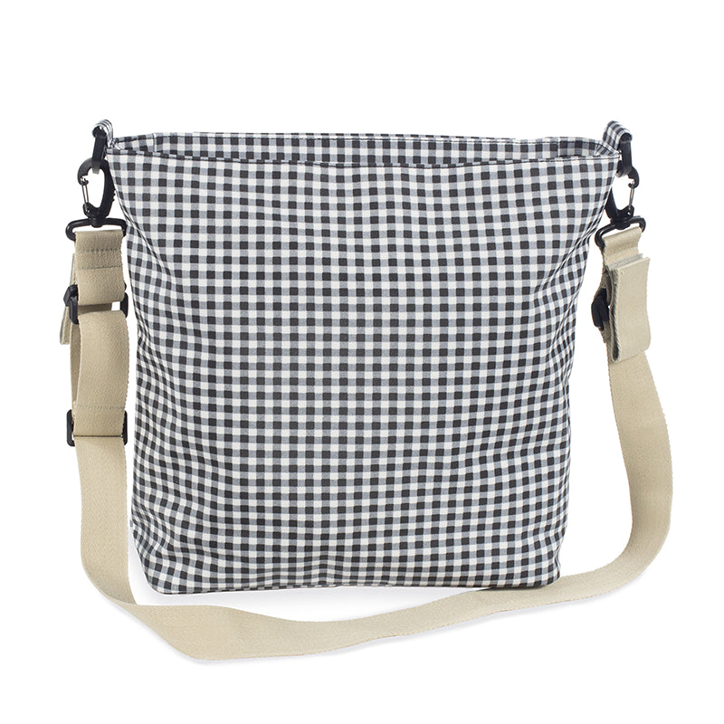 WalkingMum | Borsa Fasciatoio | I Love Vichy | Col. Nero