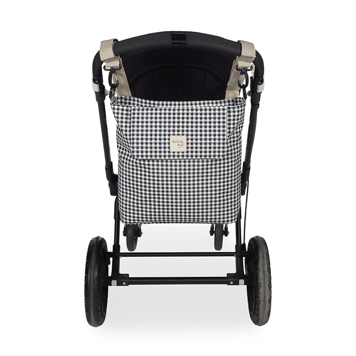 WalkingMum | Borsa Fasciatoio | I Love Vichy | Col. Nero