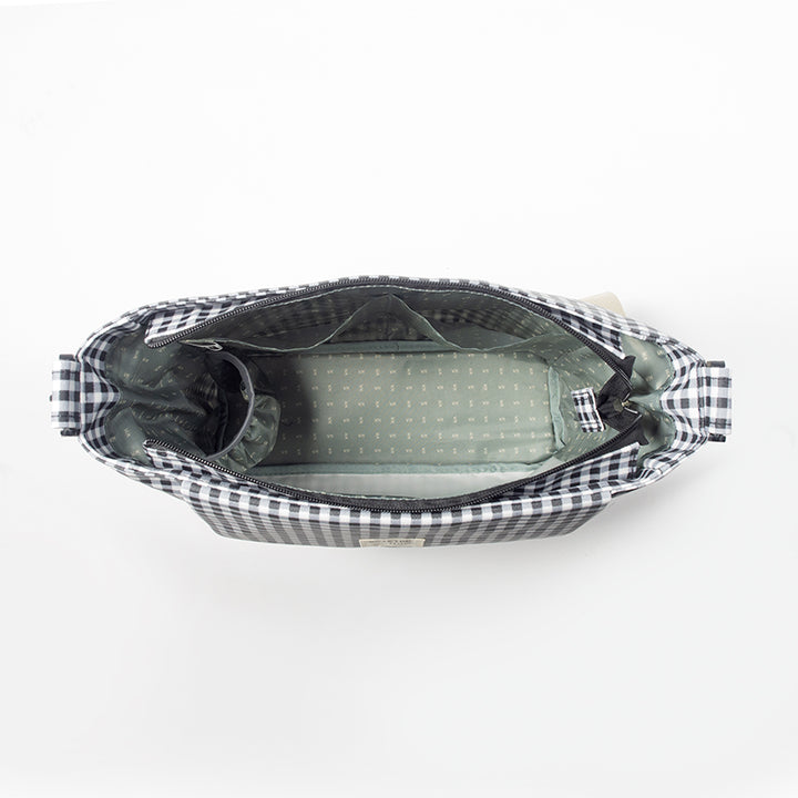 WalkingMum | Borsa Fasciatoio | I Love Vichy | Col. Nero