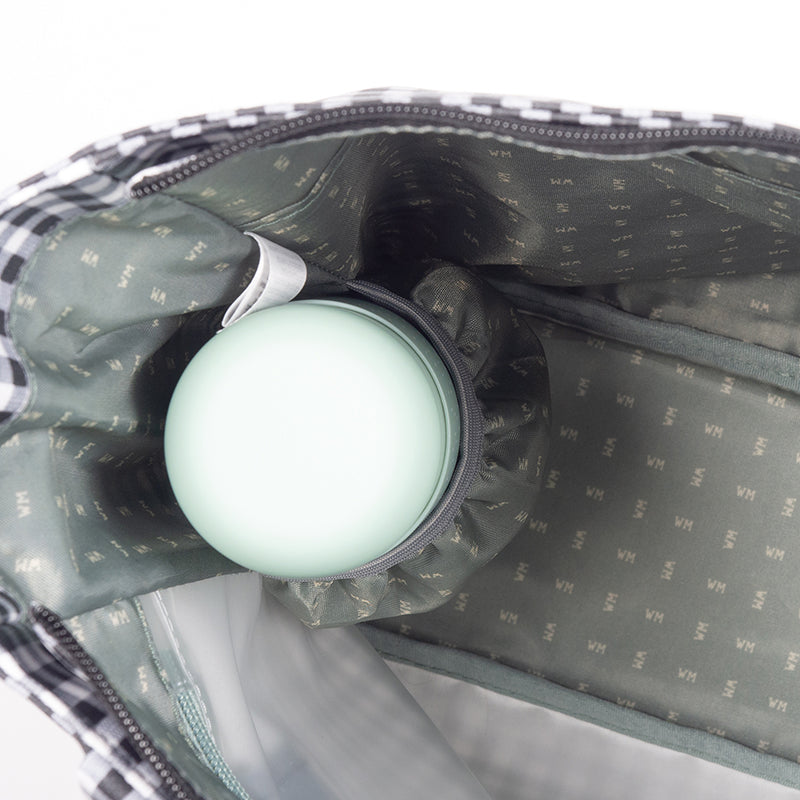 WalkingMum | Borsa Fasciatoio | I Love Vichy | Col. Nero