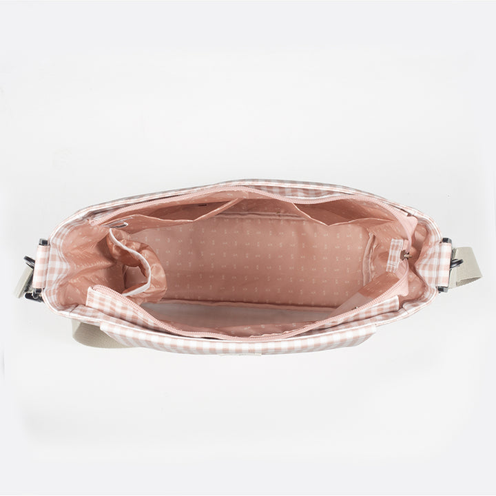 WalkingMum | Borsa Fasciatoio | I Love Vichy | Col. Pink
