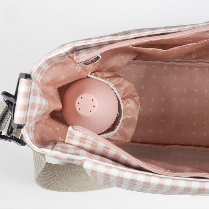 WalkingMum | Borsa Fasciatoio | I Love Vichy | Col. Pink
