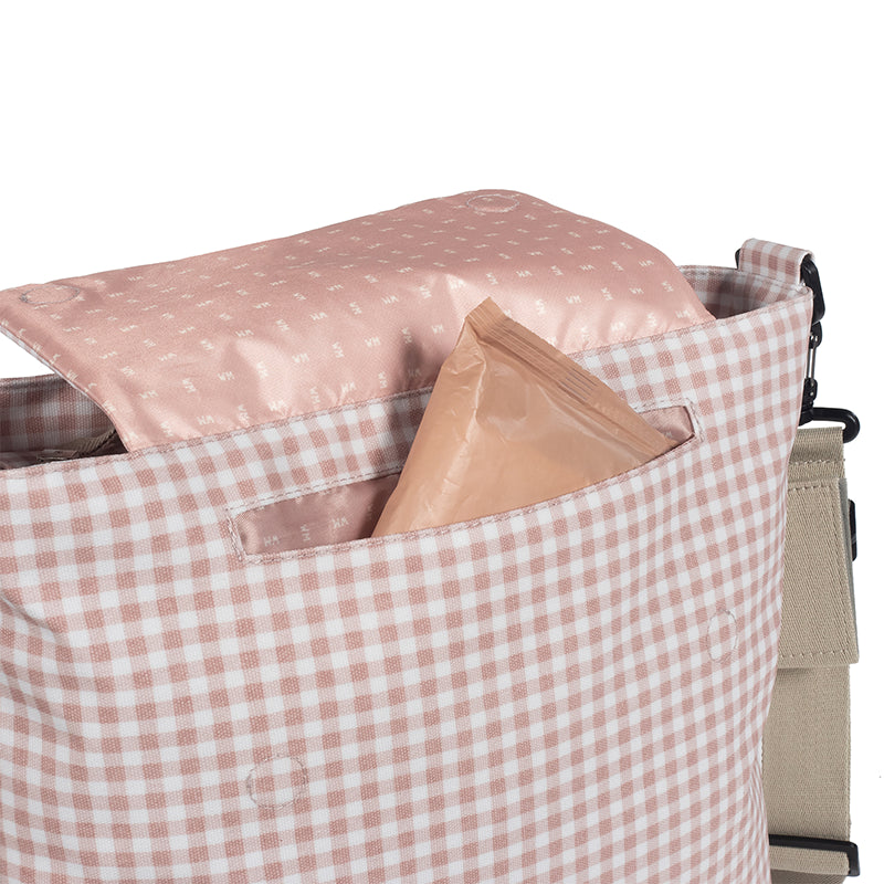 WalkingMum | Borsa Fasciatoio | I Love Vichy | Col. Pink