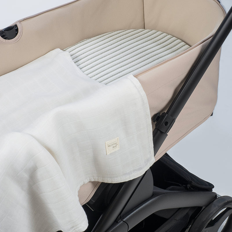WalkingMum | Lenzulo Angoli Carrozina + Mussola | Botton Strips