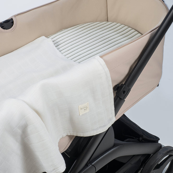 WalkingMum | Lenzulo Angoli Carrozina + Mussola | Botton Strips