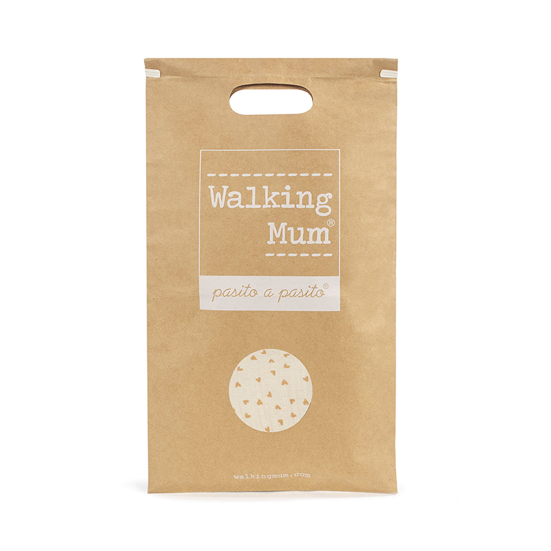 WalkingMum | Materassino | Hearts Poppy | Col. Cannella