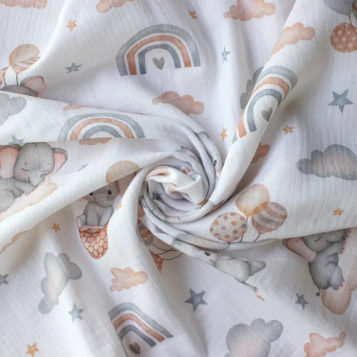 Mussola Elefante | Azzurro