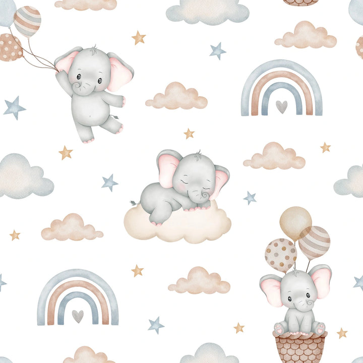 Mussola Elefante | Azzurro