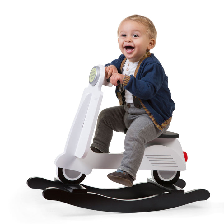 Vespa scooter a dondolo | Grigio ghiaccio
